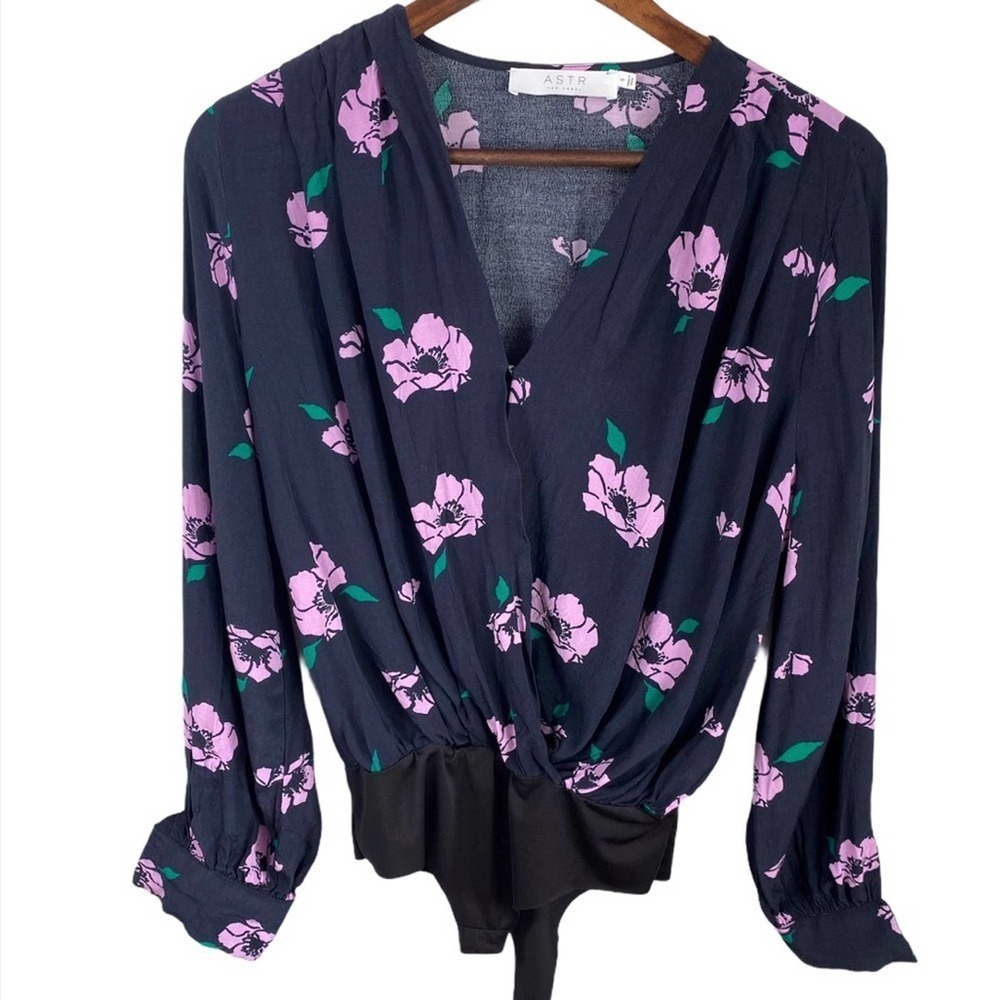 ASTR The Label Floral Bodysuit Size S